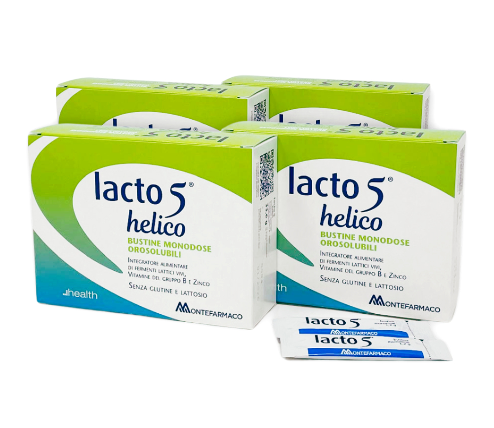 LACTO 5 HELICO – Terapia Doppia 4 confezioni